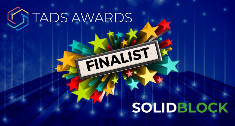 SolidBlock Announced as TADS Awards Finalist