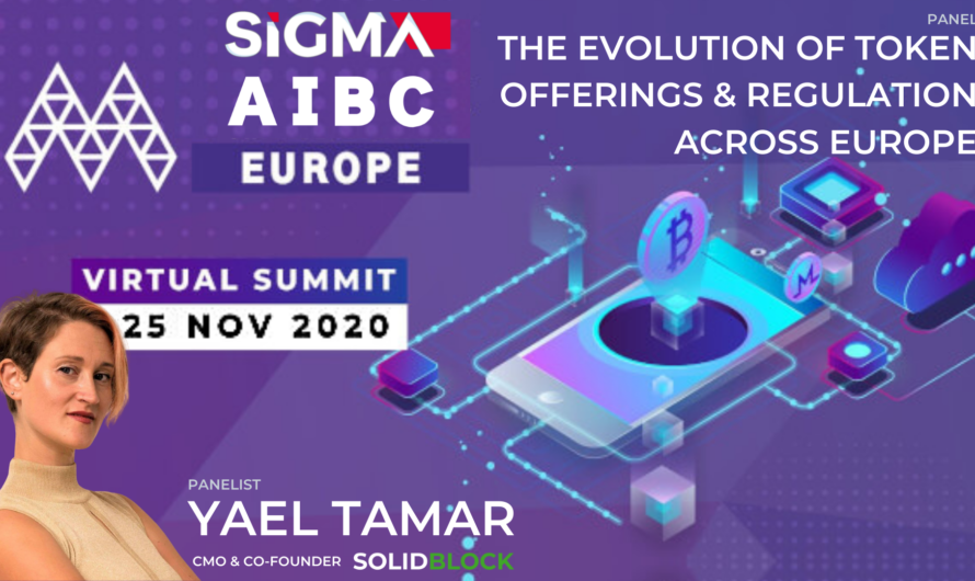 SolidBlock Attending AIBC Summit on The Evolution of Token Offerings & Regulation Across Europe