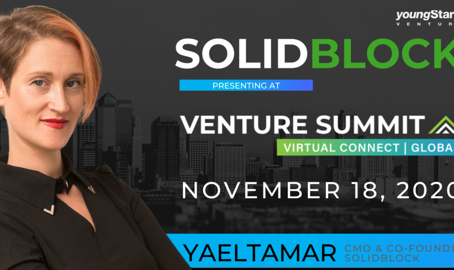 SolidBlock to Pitch at The Venture Summit Virtual Connect