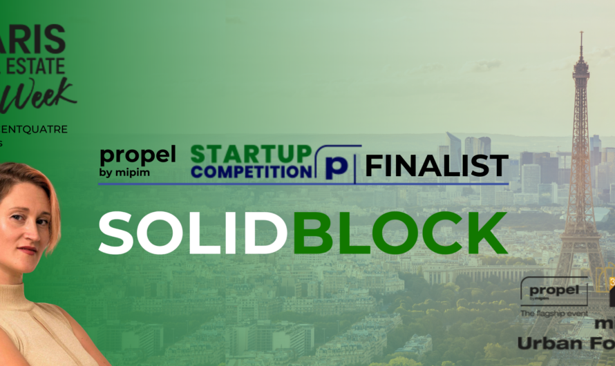 SolidBlock to pitch at Propel by MIPIM Startup Competition